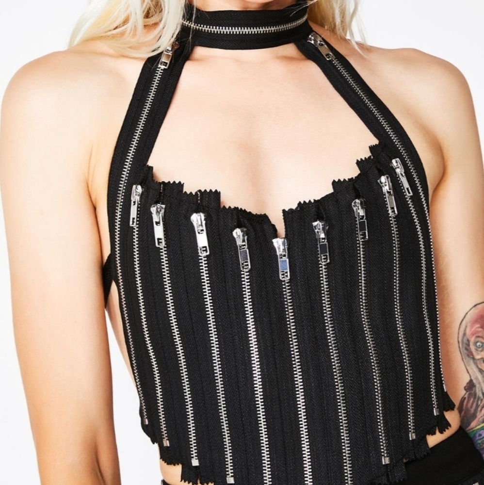 BADDIE SHOWCASE ZIP BUSTIER